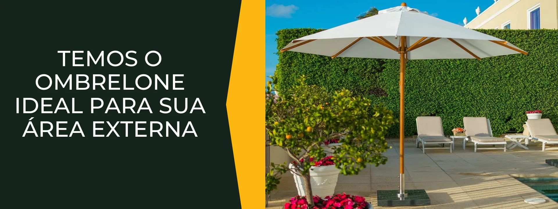 Banner Ombrelone Verde